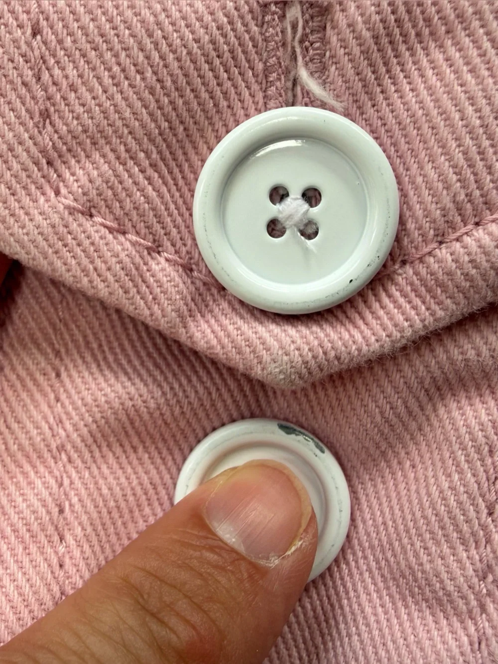 J.Crew Pink Cotton Peacoat Jacket Size 4 Preppy Spring Coat - Picture 6 of 11